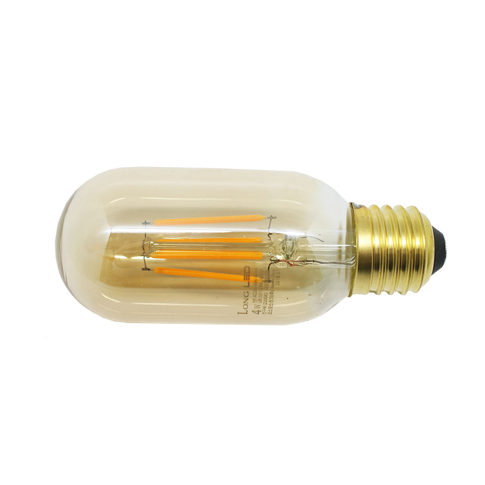 롱 LED 에디슨 램프 T45 4W 전구색(노란색)