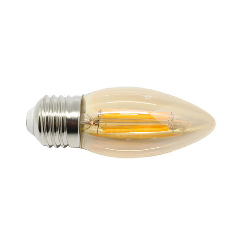 롱 LED 에디슨 촛대구 램프 C35 3W 전구색 E26