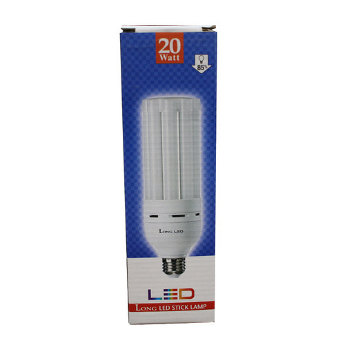 롱 LED 스틱램프 20W 주광색(흰색) E26