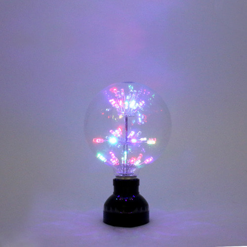 롱 LED 눈꽃송이 G95 램프 2.1W RGB 3색 색상변환