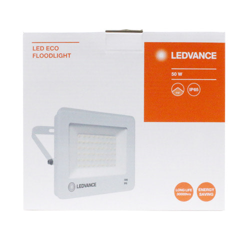 레드밴스 LED 노출 투광기 화이트 50W 주광색(흰색)