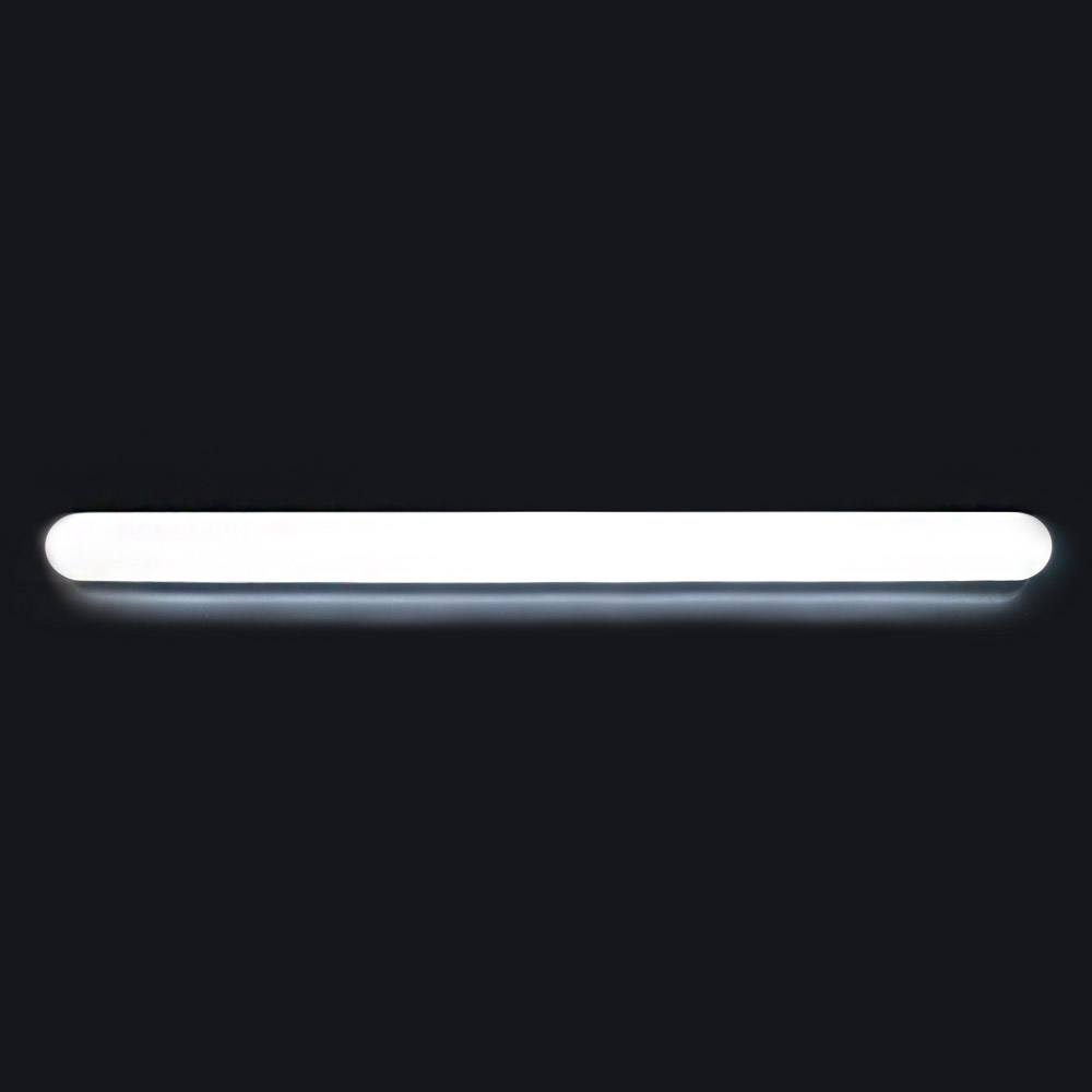 번개표 LED 일자등기구 50W 주광색 라운드형 주차장등
